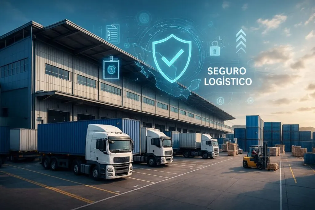 Imagen representando la eficiencia del seguro logístico en la cadena de suministro mexicana