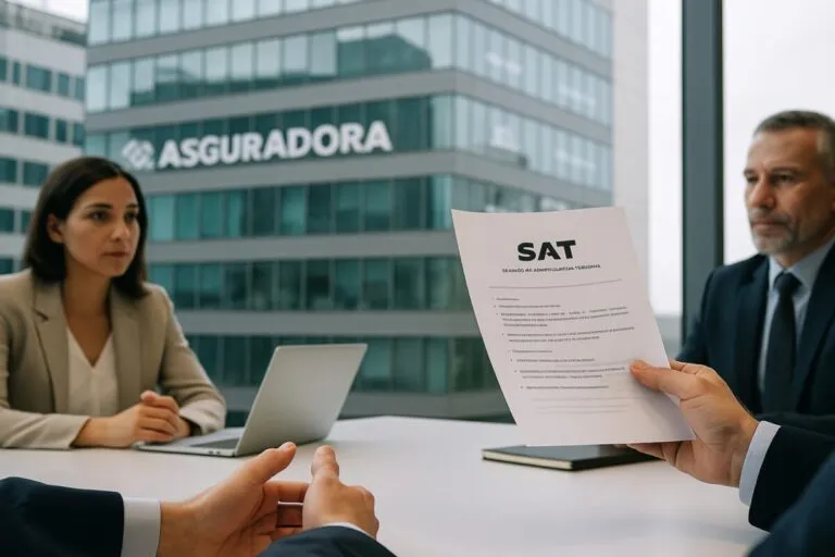 Imagen editorial del impacto del acuerdo entre aseguradoras y SAT en deducciones fiscales del sector seguros
