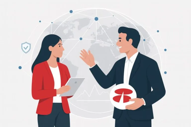 imagen editorial mostrando colaboración tecnológica en el sector seguros, innovación seguros