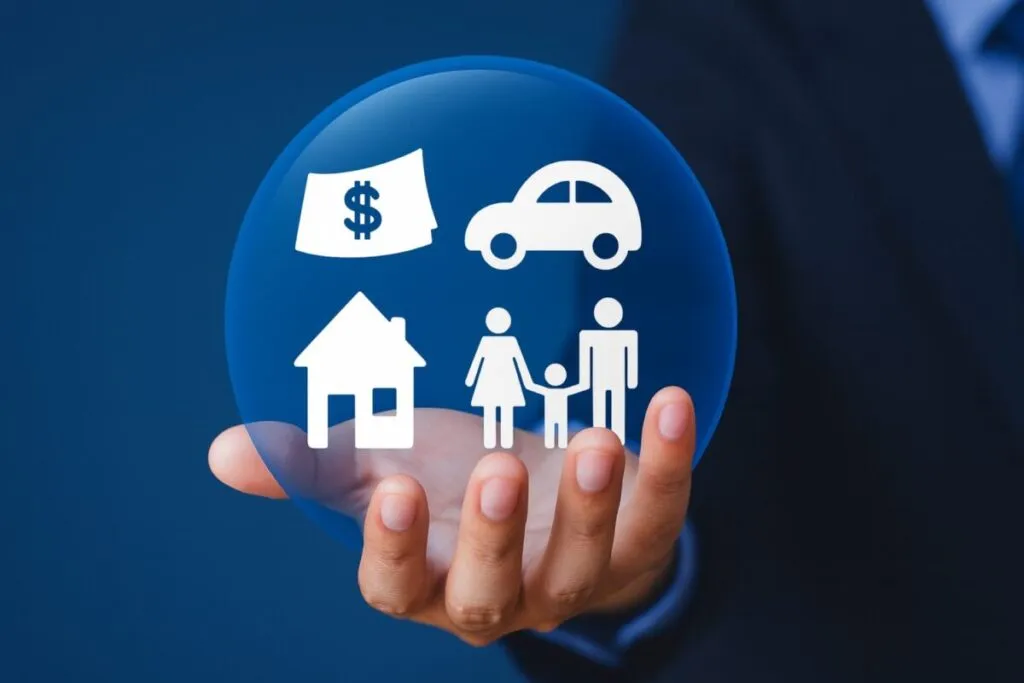 Gráfico moderno sobre crecimiento de primas en seguros salvadoreños en 2025, con foco en salud y vida