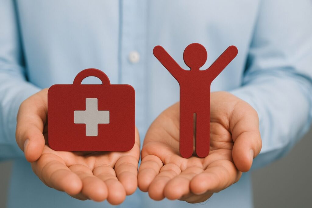 Representación del crecimiento del seguro de vida individual en Argentina, personas eligiendo protección financiera