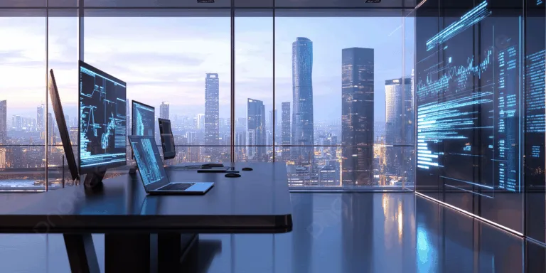 Oficina moderna de gestión de siniestros en Italia con análisis digital tras inversión de TowerBrook en MSA Mizar