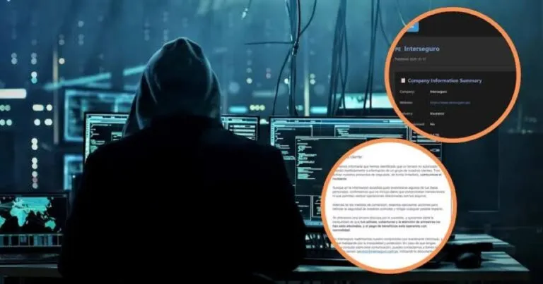 Computadora con elementos de ciberseguridad que representa la investigación de Interseguro por una posible filtración de datos de clientes en Perú.